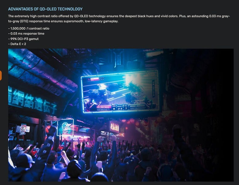 ASUS ROG PG32UCDMR 32 inch 4K 240HZ QD OLED Monitor Display Brand New - GreshamTech