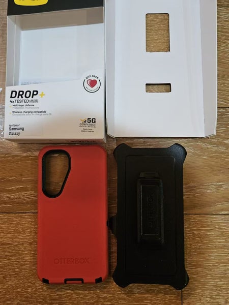 Samsung S25+ Plus / S25Plus / S25 Plus 5G Otterbox Defender Case Red (0810) - GreshamTech