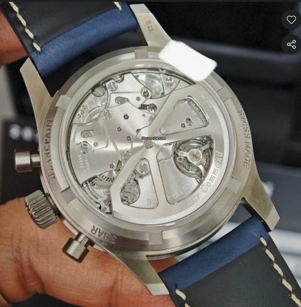Blancpain Air Command Flyback Chronograph AC02 Watch Like New - GreshamTech