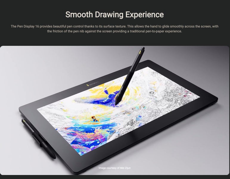Xencelabs Pen Display 16 4K OLED Graphic Drawing Tablet with Stylus Brand New - GreshamTech