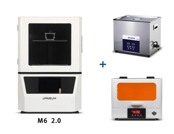 Jansum M6-2 Dental Module Design 3D Printer + UV Curing + Cleaning Box Set - GreshamTech