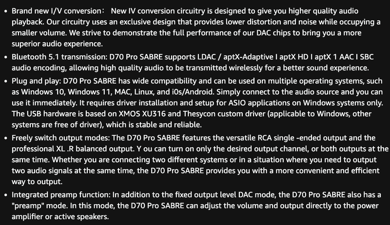 TOPPING D70 PRO OCTO CS43198x8 High fidelity Player Like New ex-demo - GreshamTech