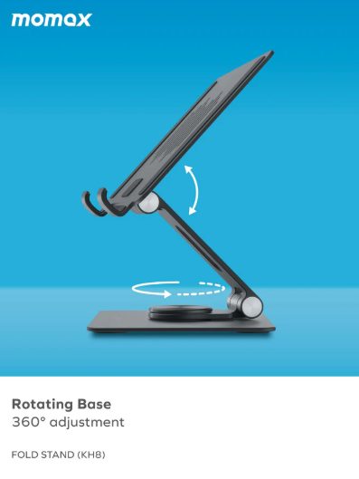 Momax KH8 iPad Tablet Stand for 7.9-12.9 inch tablet Brand New - GreshamTech