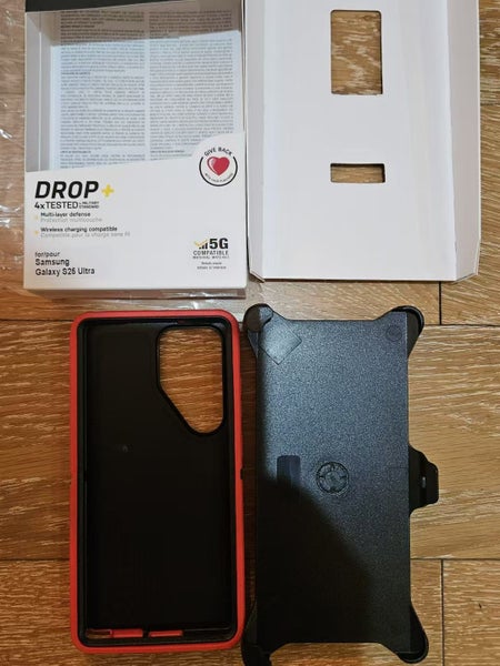 Samsung S25 Ultra 5G / S25Ultra Otterbox Defender Case Red (0811) - GreshamTech