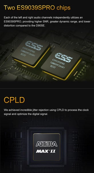 TOPPING D90 III SABRE Dual ES9039SPRO Dac High fidelity player Brand New - GreshamTech