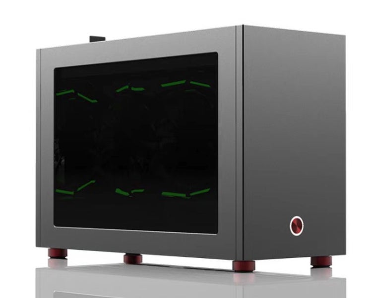 iTX case II-33 CNC Silver / Grey Brand New 318mm GPU and 52mm CPU aluminum - GreshamTech