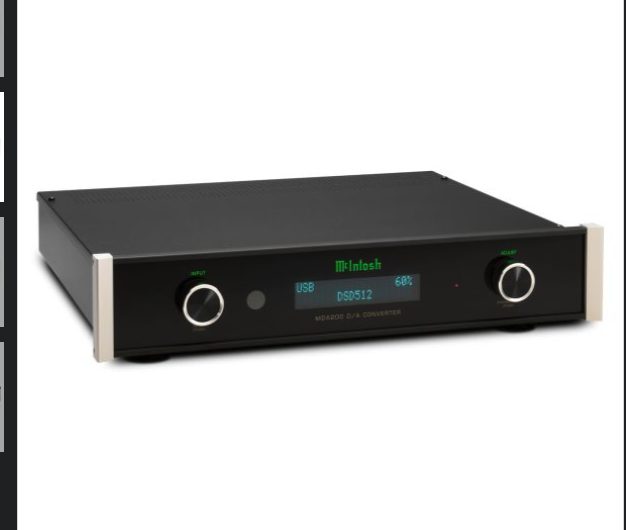 McIntosh MDA200 DAC DAP High fidelity player Brand New - GreshamTech
