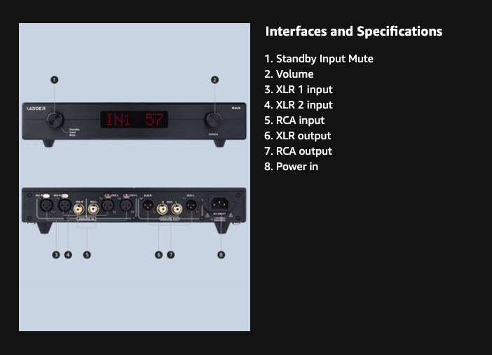 Ladder Bach Fully Balanced HiFi Preamplifier Amplifier R2R Brand New - GreshamTech