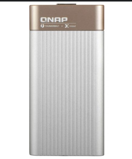 QNAP QNA-T310G1S Portable Thunderbolt 3 Type-C to 10GbE SFP+ Card New - GreshamTech