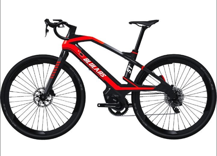 BLULANS S7 Fully carbon fiber E-Bike High End (240W motor, 504Wh battery) New - GreshamTech