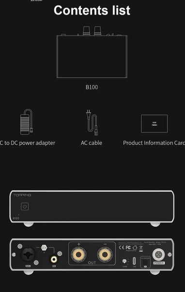 TOPPING B100 Speaker Amplifier High Fidelity Single Channel Brand New - GreshamTech
