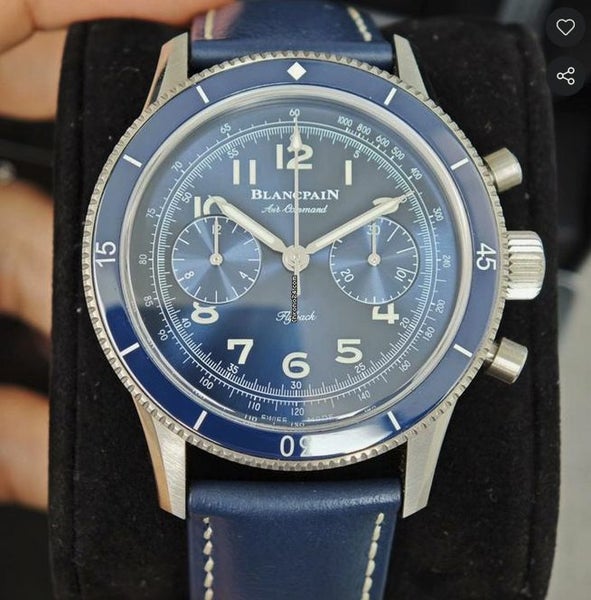Blancpain Air Command Flyback Chronograph AC02 Watch Like New - GreshamTech
