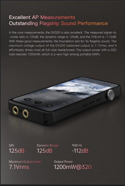 iBasso DX320 DAC DAP Music Player high fidelity DSD Like New ex-demo - GreshamTech