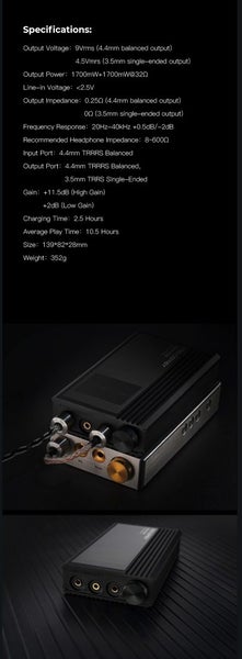 iBasso PB5 OSPREY Dual Nutube 6P1 Vacuum Balanced Tubes - GreshamTech