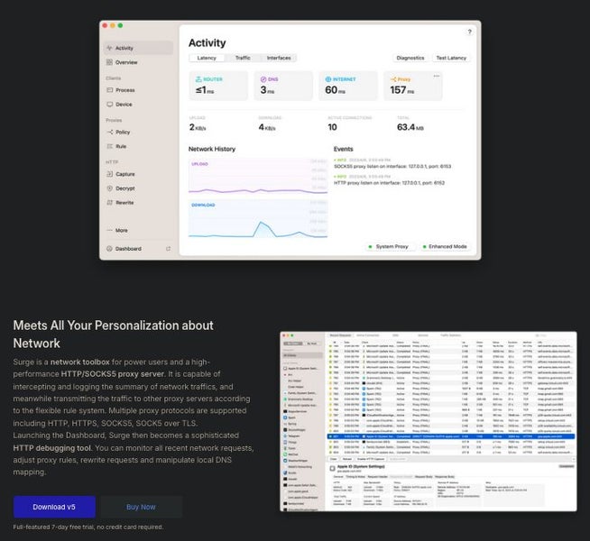 Surge Macos traffic control split tunnel software 1 device license - GreshamTech