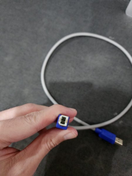 USB A to USB B 2.0 printer upstream cable 0.8m 80cm Brand New - GreshamTech