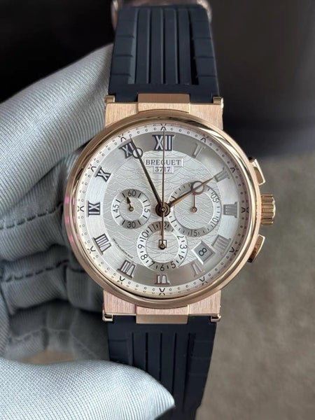 Breguet 5527BR/12/5WV Automatic Mens Watch 18K Gold Like New - GreshamTech