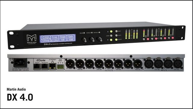 DX4 Martin 4 in 8 out Dante enabled system Interface USB Like New - GreshamTech