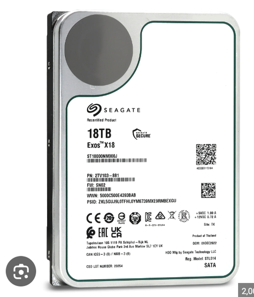 Seagate Hard Drive HDD 18TB 3.5 Enterprise Capacity SATA Brand New - GreshamTech
