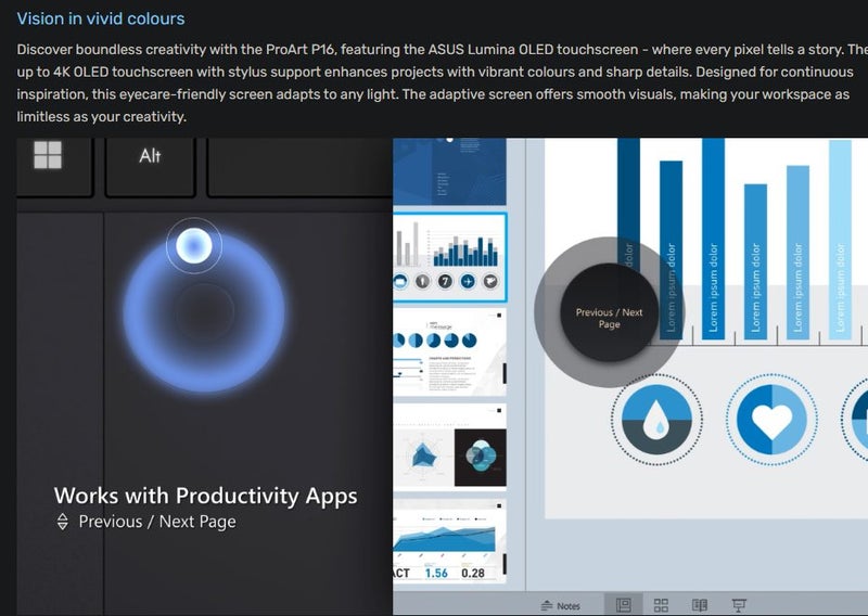 ASUS ProArt P16 RTX 5070 PC Gaming 16 2.8K OLED 120Hz Touch Touch Screen New - GreshamTech