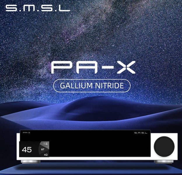 SMSL S.M.S.L Audio PA-X GaN based Class D stereo Amplifier Brand New - GreshamTech