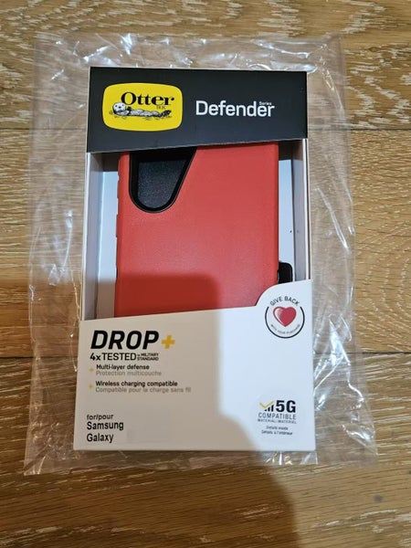 Samsung S25+ Plus / S25Plus / S25 Plus 5G Otterbox Defender Case Red (0810) - GreshamTech