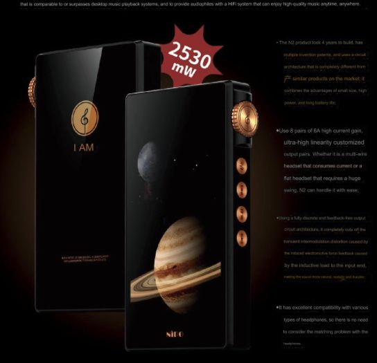 NiPO N2 portable DAC Player ES9039 Pro Brand New - GreshamTech