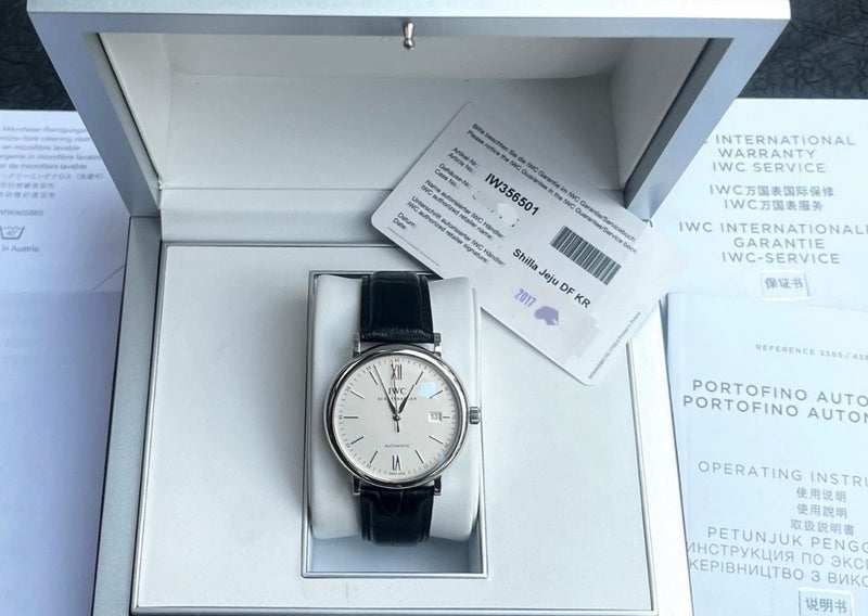 IWC Portofino Automatic 40mm Mens Watch IW356501 Like New - GreshamTech