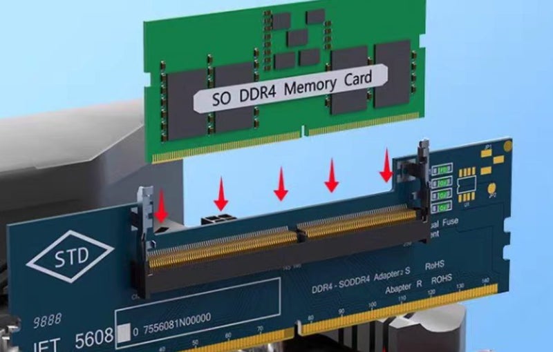 DDR Laptop to Desktop Ram converter Card Brand New - GreshamTech