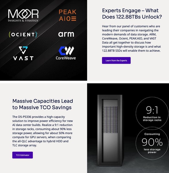 Solidigm P5336 61.44TB QLC U.2 Data Center Enterprise SSD Brand New - GreshamTech