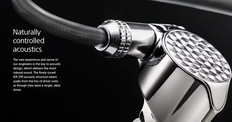 SONY IER-Z1R IEM Hi-Res In-Ear Headphones Wired Brand New - GreshamTech