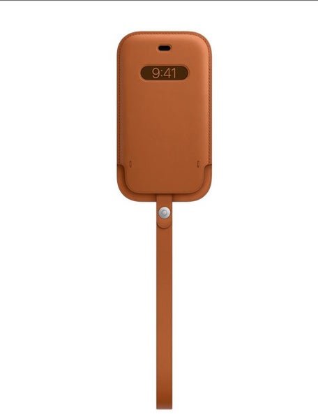 Apple iPhone 12 mini Leather Sleeve with MagSafe - Saddle Brown Brand New 0347 - GreshamTech