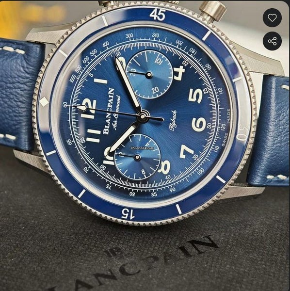 Blancpain Air Command Flyback Chronograph AC02 Watch Like New - GreshamTech