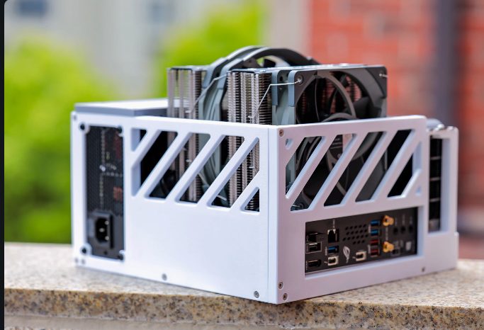 FRPC-ISF-02 iTX Case Semi-Open Brand New 2.5 Slots GPU - GreshamTech