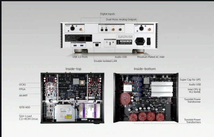 Aurender A30 Flagship Digital Music Player Streamer CD Ripper As New Ex-Demo - GreshamTech