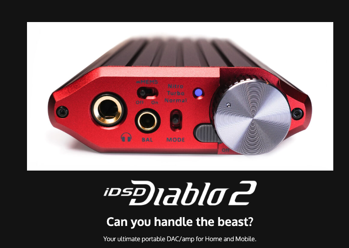 iDSD Diablo 2 Burr-Brown DAC DAP Digital Music Player High fidelity Brand New - GreshamTech