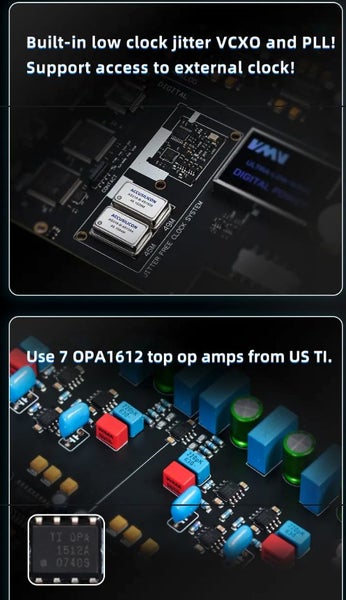 SMSL S.M.S.L VMV D3 Audio Balanced DAC High-end R-2R chip PCM1704U-J 7×OPA1612 - GreshamTech