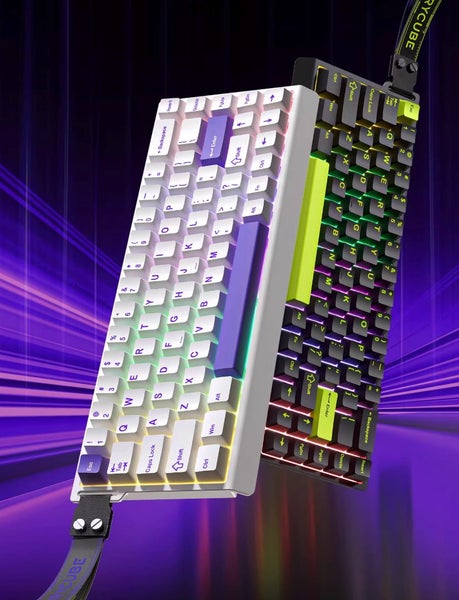 FURYCUBE M68HE Magnetic Switch Gaming 60% small 68 Keys Keyboard Corded New - GreshamTech