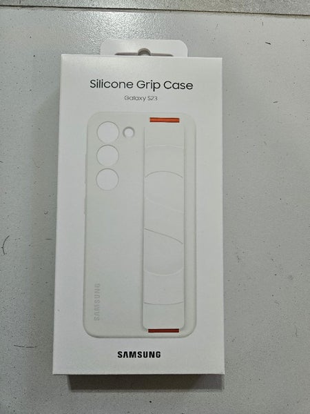 Samsung Galaxy S23 Silicone Grip Case EF-GS911TWEGWW White Brand New 0685 - GreshamTech