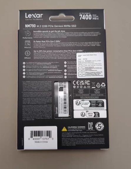 Lexar NM790 4TB SSD NVMe Brand New PCIE-4.0 - GreshamTech