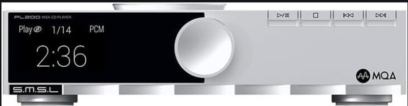 SMSL S.M.S.L PL200 MQA CD Player DAC AK4499EX DSD512 Bluetooth LDAC Aptx-HD New - GreshamTech