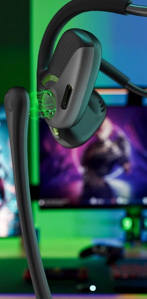 QILIAN Gaming Wireless 2.4G / Bluetooth detachable Mic Earphones Brand New - GreshamTech