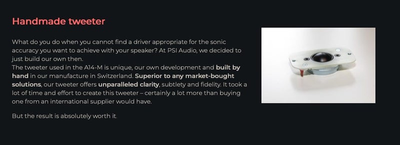 PSI Audio A14-M Studio Monitor Speaker Like New - GreshamTech