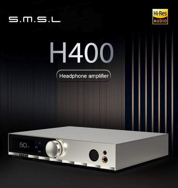 SMSL S.M.S.L H400 Balanced Headphone Amplifier high fidelity Brand New - GreshamTech