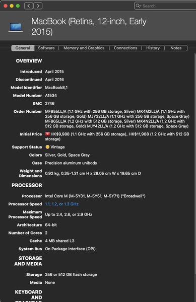 MacBook 12 A1534 15-17 LCD Display Screen Grey / Gold / Silver - GreshamTech
