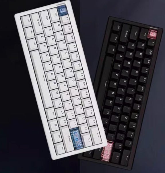 QK61 65% Compact Gaming 61 keys Keyboard Mechanical Switch wireless Brand New - GreshamTech