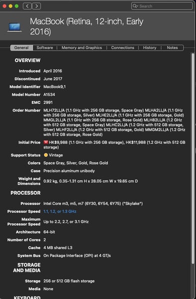 MacBook 12 A1534 15-17 LCD Display Screen Grey / Gold / Silver - GreshamTech