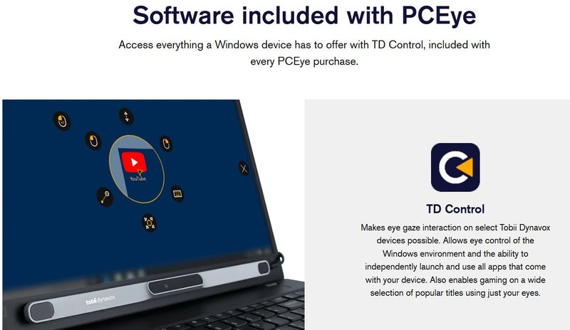 PCeye 5 Tobii Dynavox Eye movement eye tracker Like New (9.5/10 condition - GreshamTech