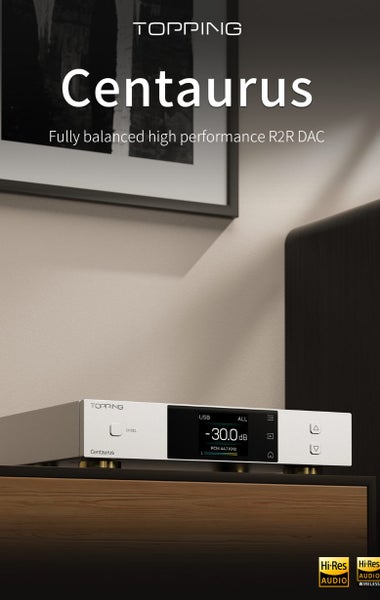 Topping Centaurus full balanced DAC R2R Decoder Music Player Brand New - GreshamTech