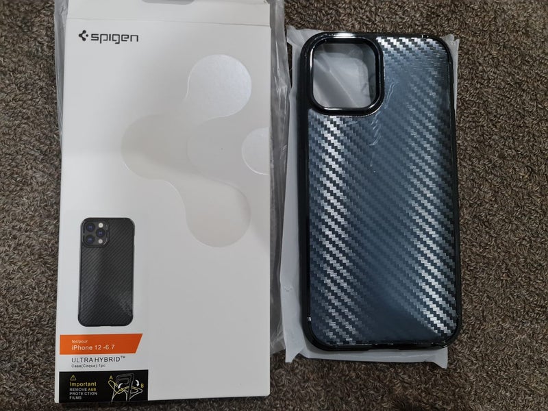 Spigen iPhone 12 Pro Max / 12Pro Max (6.7) Ultra Hybrid Case Black (0246) - GreshamTech